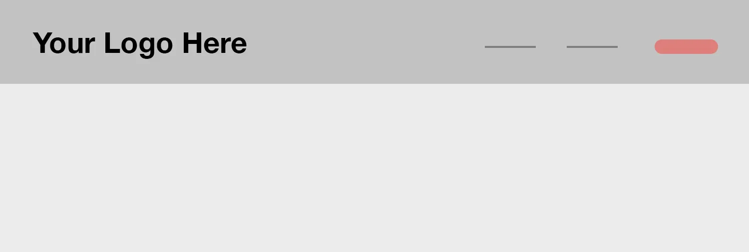Classic website navigation design.