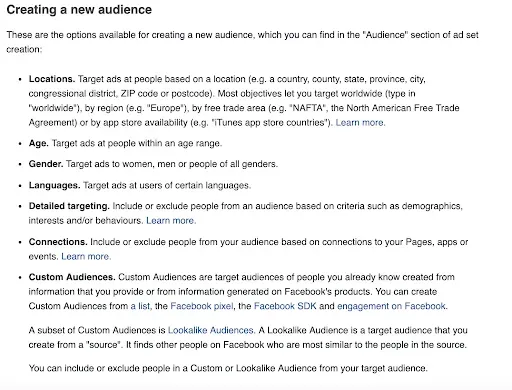 Target audience