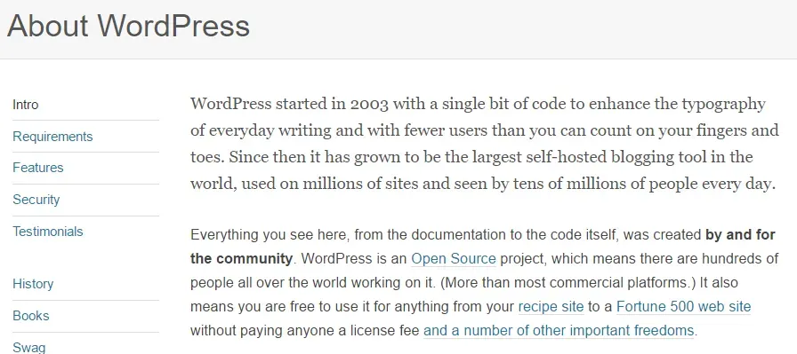 Wordpress Free